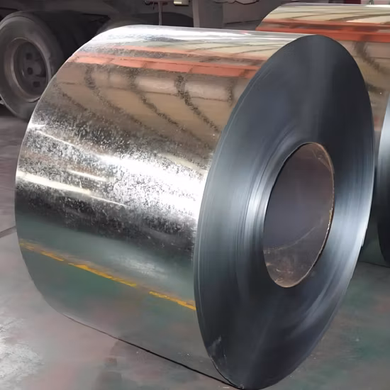 PPGI Kaltwarmgewalztes Ss340 G60 Ss440 verzinktes Stahlplattenband Welldachblech Baumaterial Metall vorlackiertes Blech verzinkte Stahlspule